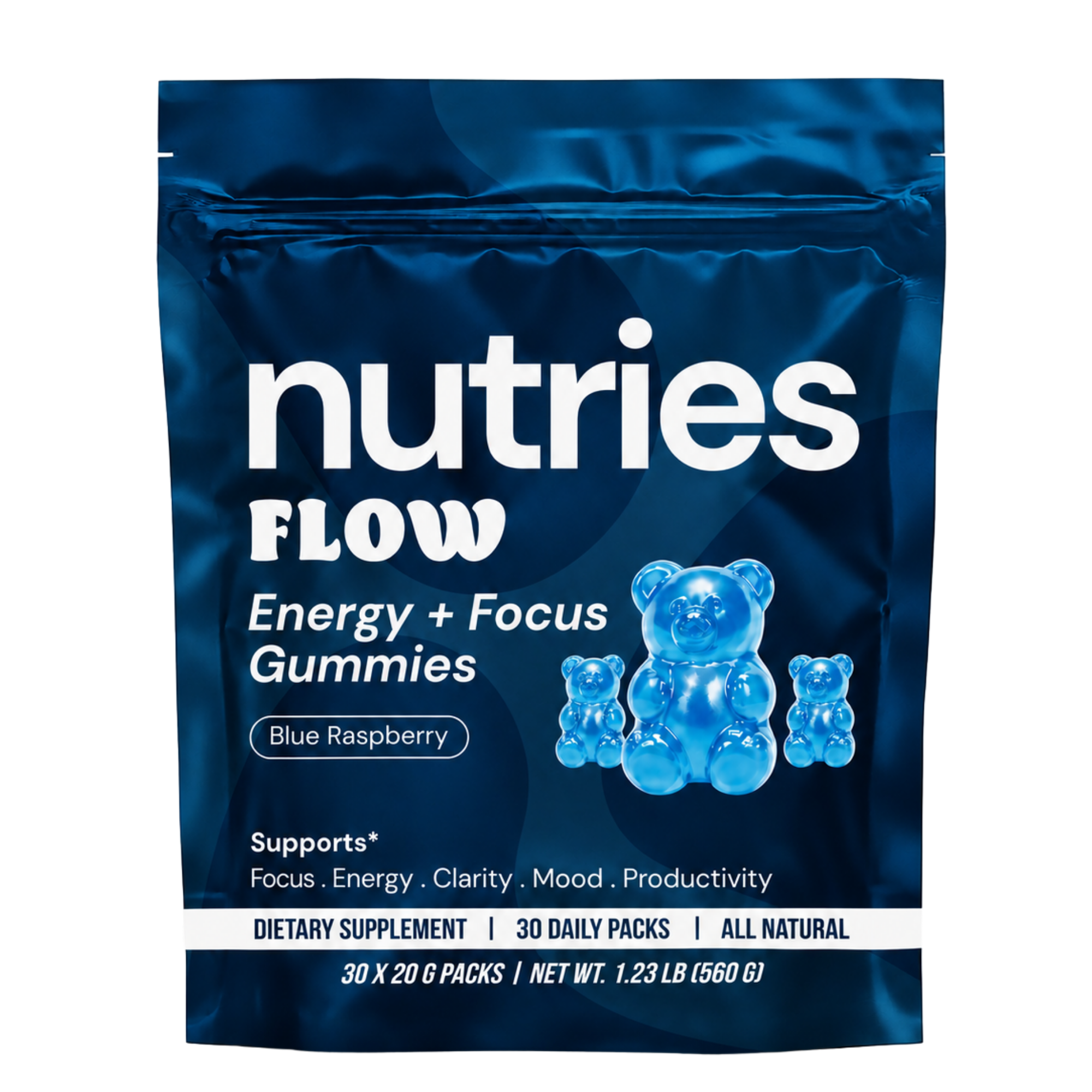 Nutries Energy + Focus Gummies